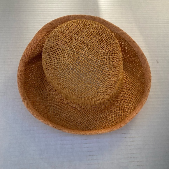 Grevi Mode Firenze‎ Italy Vintage Orange Straw Hat - Picture 3 of 10